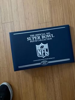 Official NFL Super Bowl Patch Collection Box
