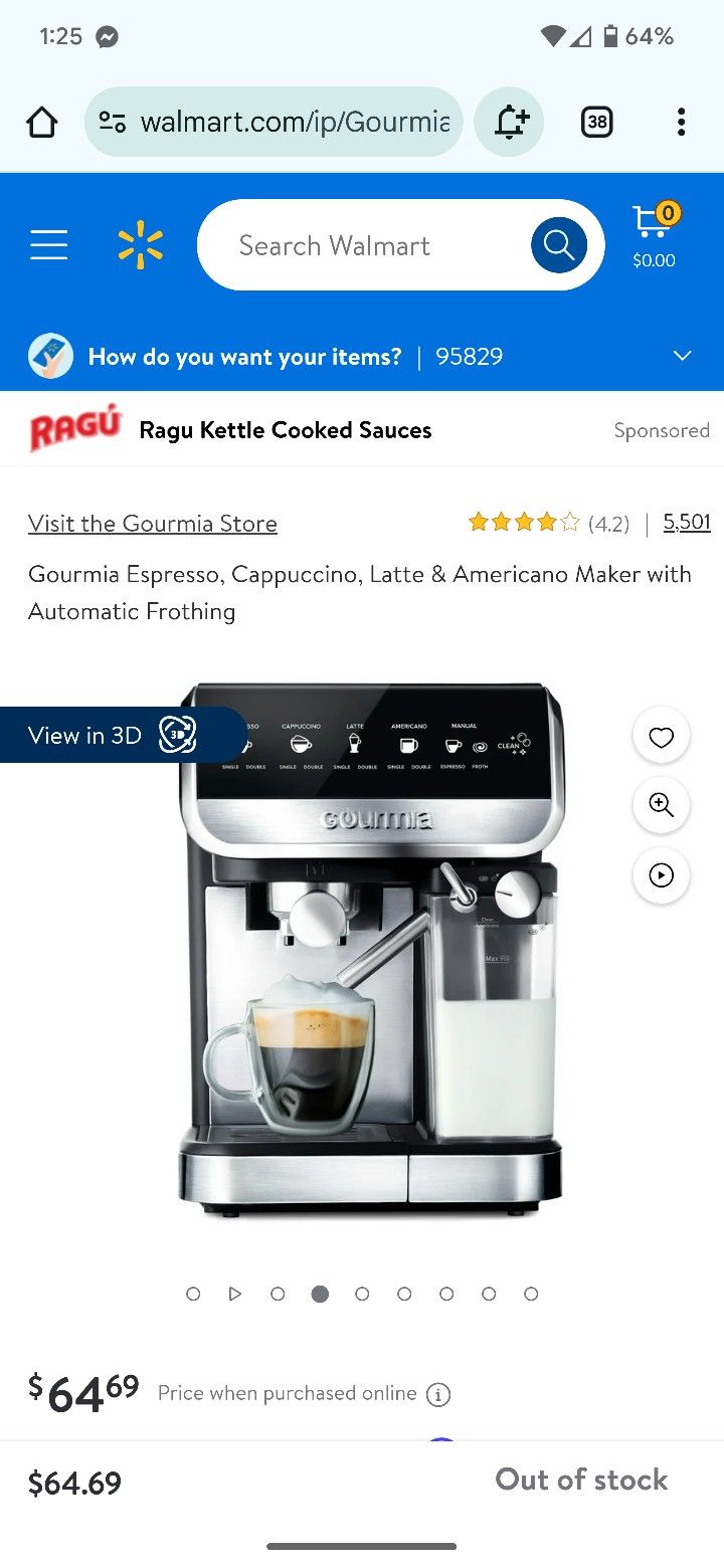 Gourmia Espresso Maker