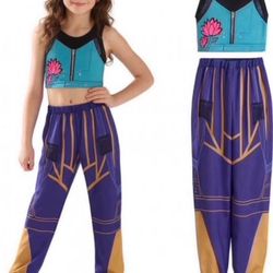 Kids Zoey Demon Hunter KPop Costume , MEDIUM, LARGE 