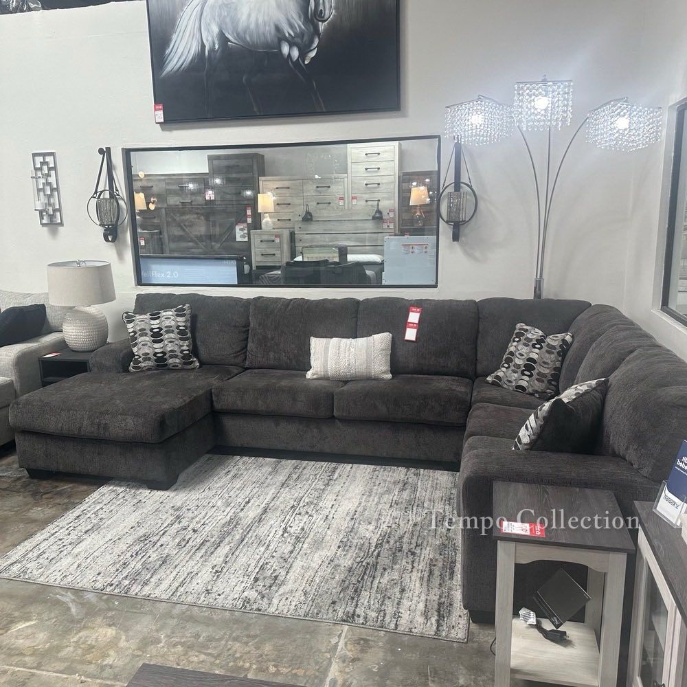 Grey Living Room Set Sectional Couches