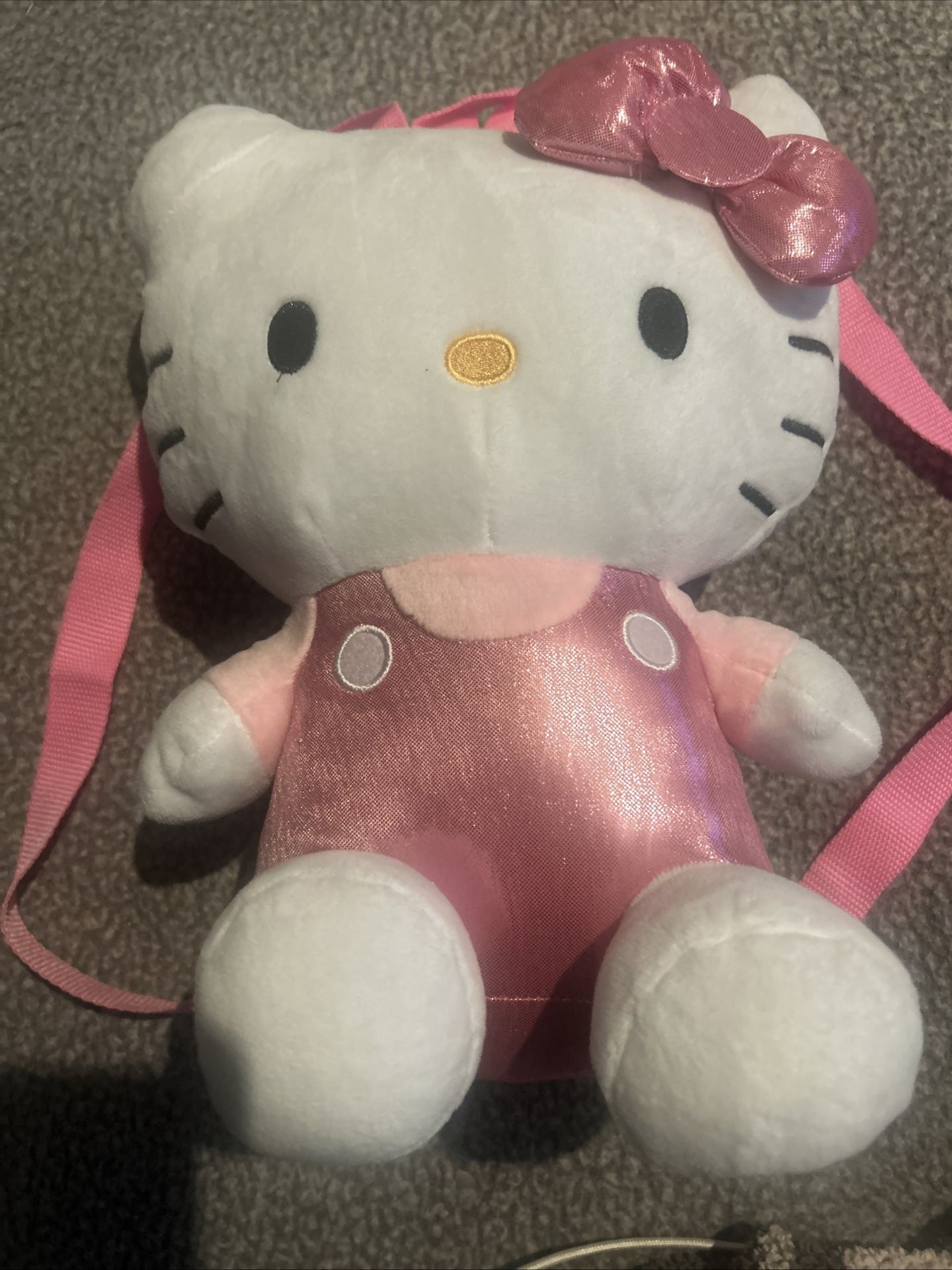 Soft Shiny Hello Kitty Backpack