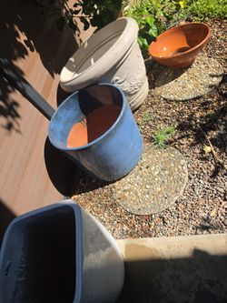 Expensive Cermic big pots 4 Glendora.1 thick plastic Pot