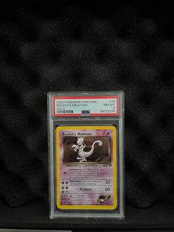 Pokemon Rockets Mewtwo Holo PSA 8