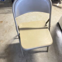 37 Folding Metal Chairs