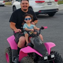 Pink 110 ATV 4 Gears