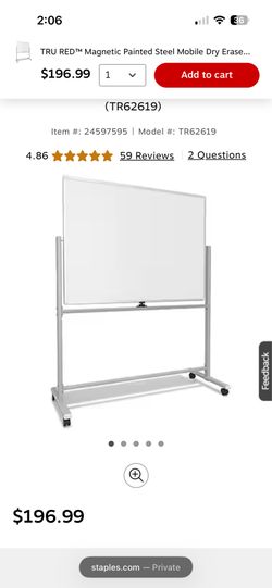 Dry Erase Board With Wheels 