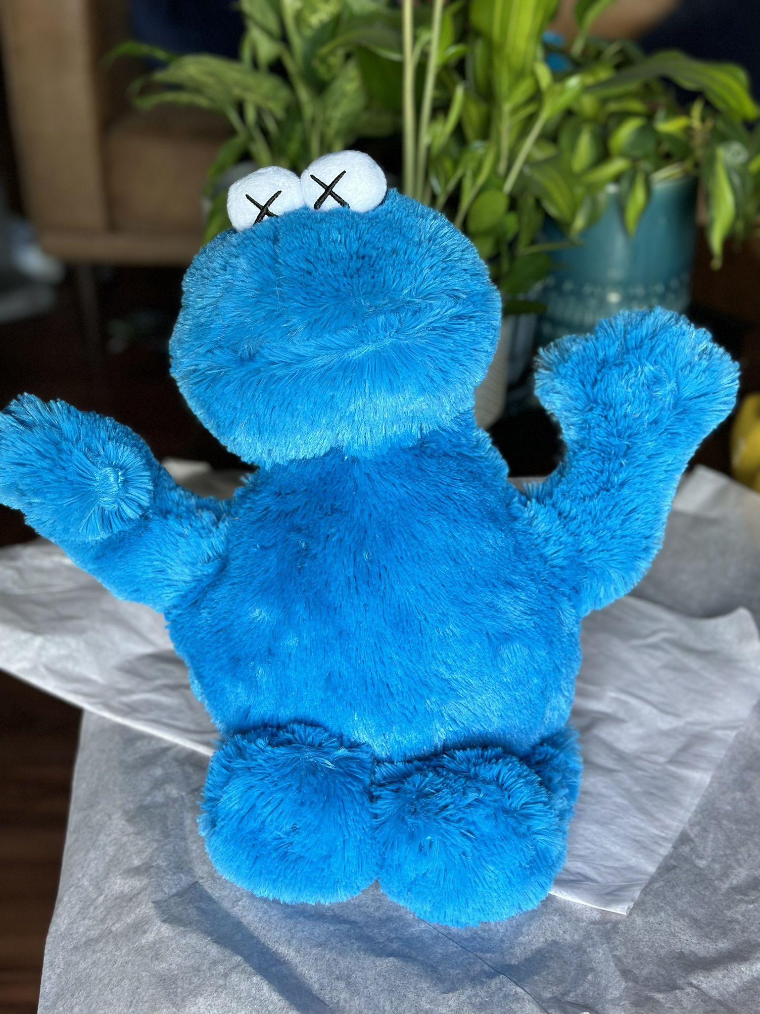 KAWS Sesame Street Uniqlo Cookie Monster Plush Toy