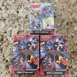 Pokémon TCG Scarlet & Violet Journey Together & Destined Rivals Booster Bundles