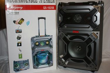Bluetooth speaker SD card,slot USB port,FM radio,microphone included for karaoke(bosina)