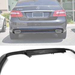 10-13 Benz E-Class W212 Standard OEÂ Style Rear Bumper Diffuser Carbon Fiber