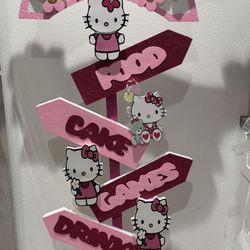 Hello Kitty Entrance Sign