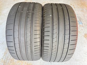 Two Tires 275/35/19 Pirelli P Zero PZ4 with 70-75% Left Amazing Deal BMW m4 m3