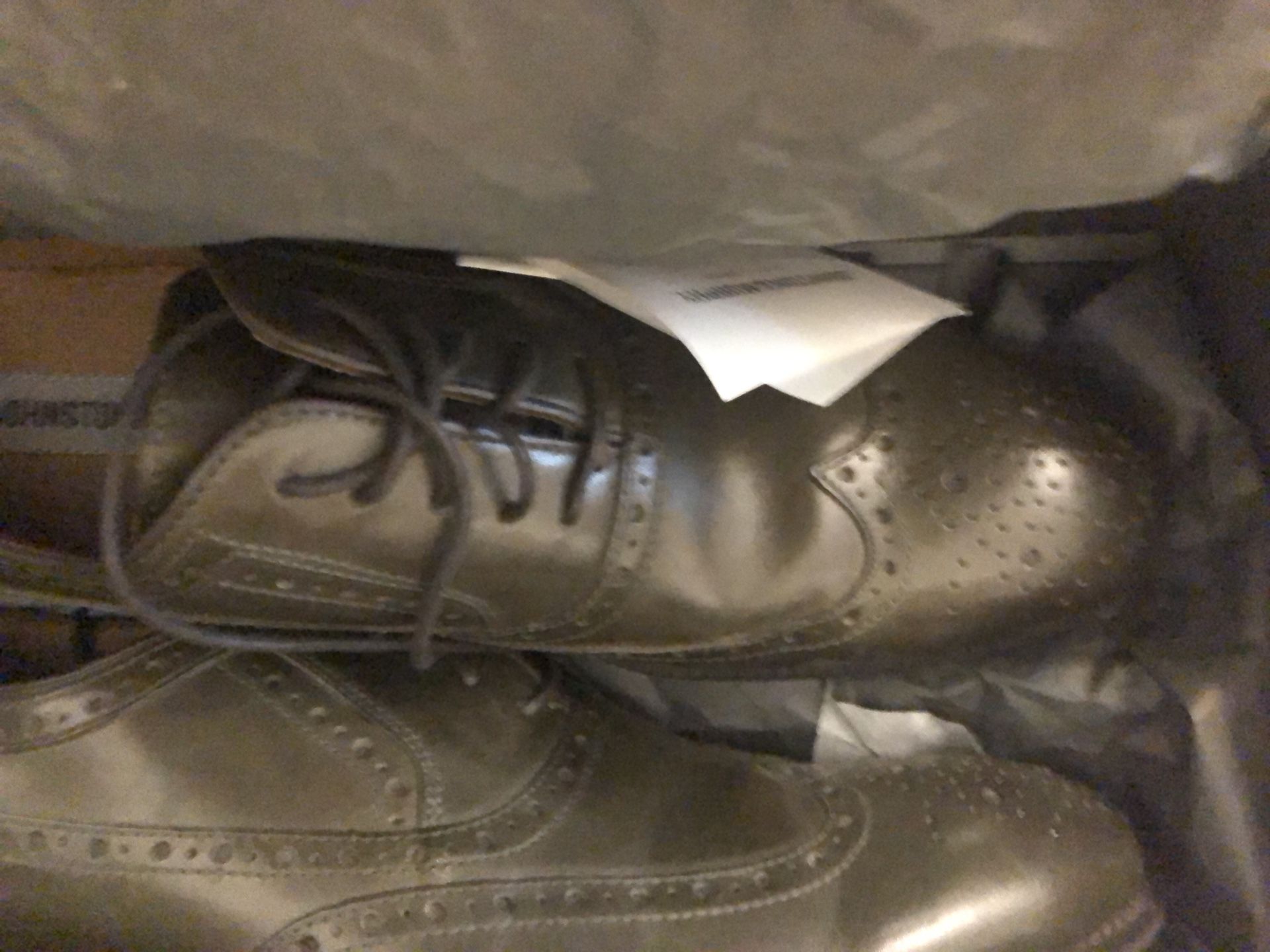 Johnston And Murphy Italian Leather Dress Shoes 8.5