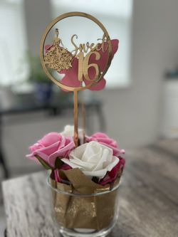 Center Piece Sweet Sixteenth