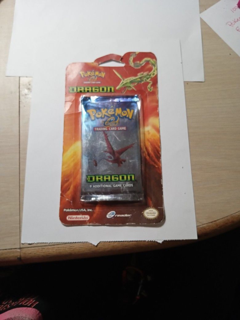 2003 Pokemon EX Dragon Booster Pck + 9 other Booster Pcks W/ Token Unopened