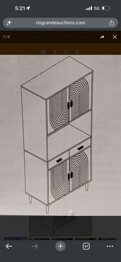 Modern  storage shelf
