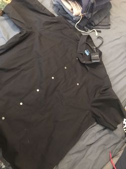 Brand New LAPG Black Button up Shirt Xxl