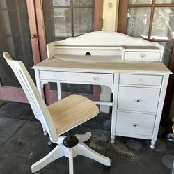 Pottery Barn Kids Desk And Swivel Chair