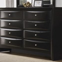 Brand New 8-Drawer Black Dresser