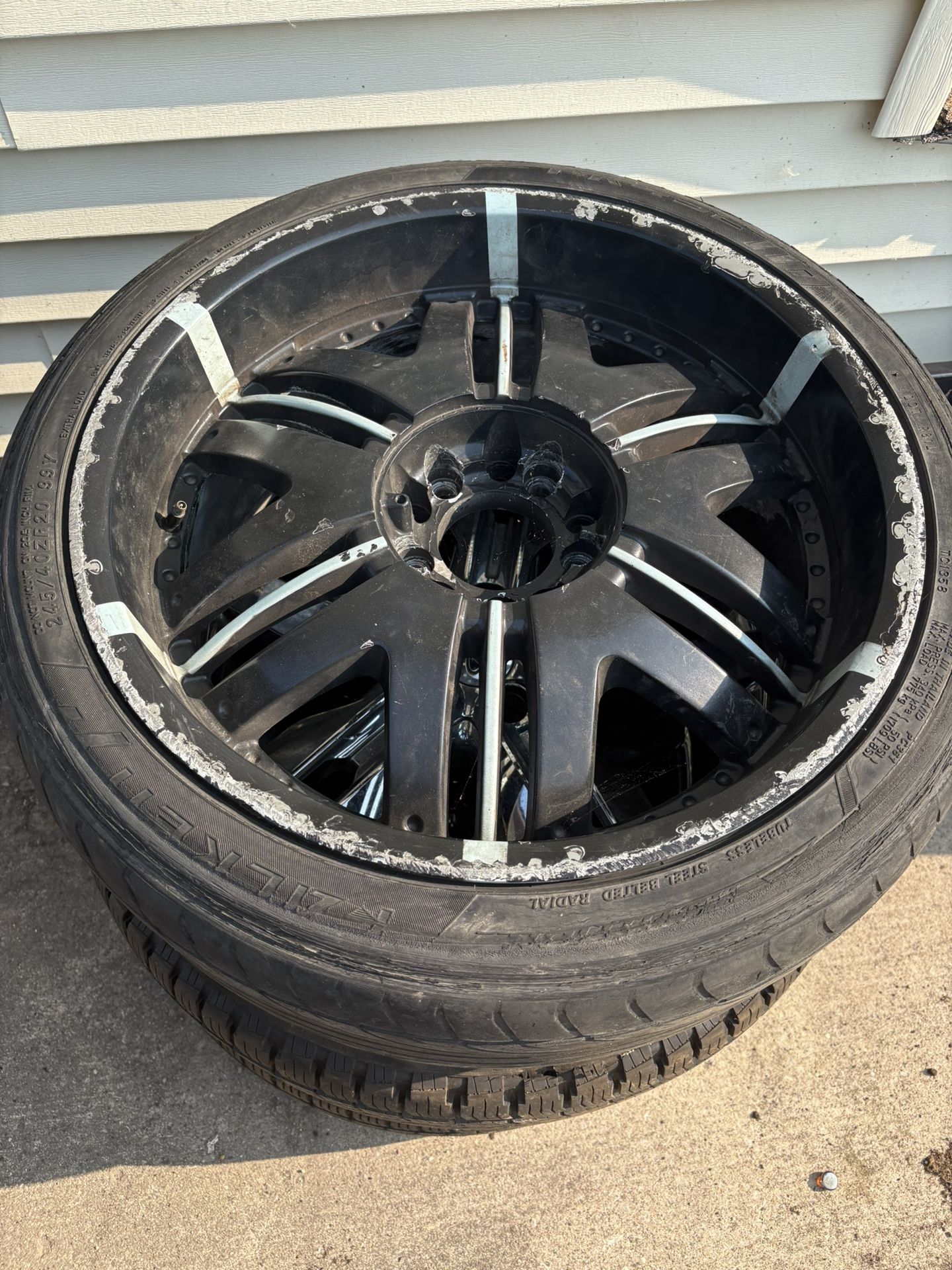 20 Inch Black Rims With Tires