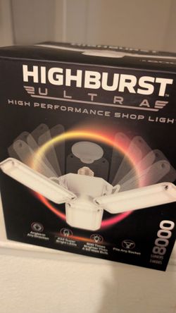 NEW Highburst 8000 Lumen LED Garage Shop Light