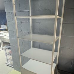 Shelves w/ two drawers