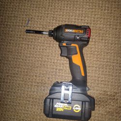 20v Worx Impact Tool And 4ah Battery