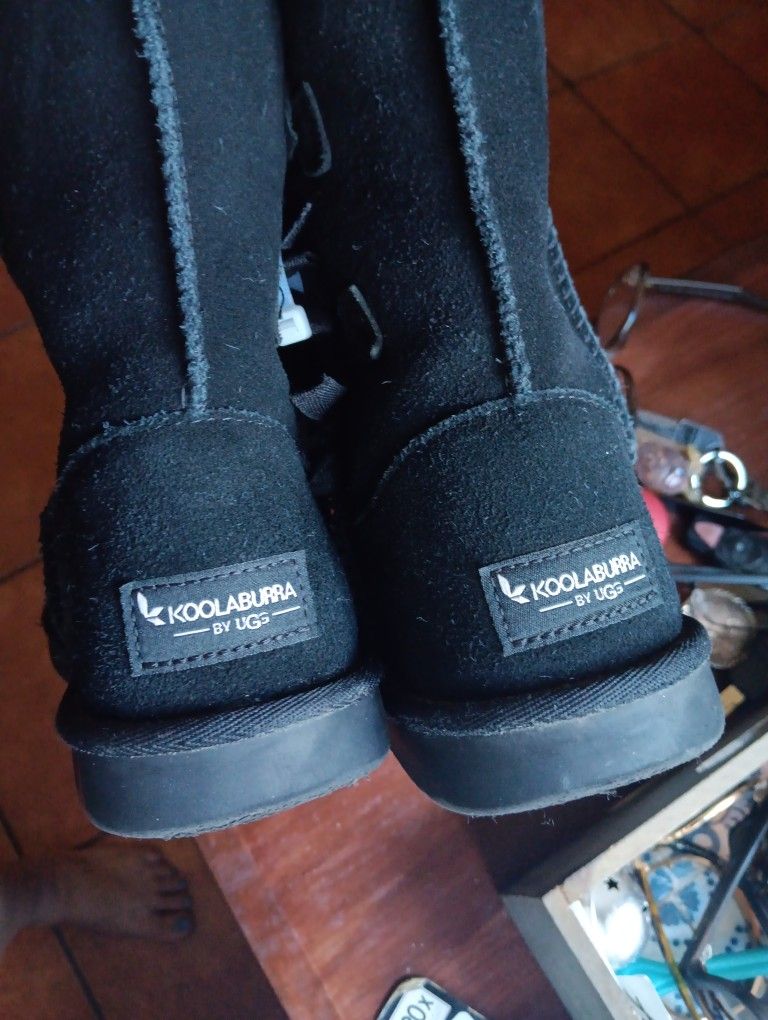 KIDS UGG KOOLABURRA FURRY BOOTS