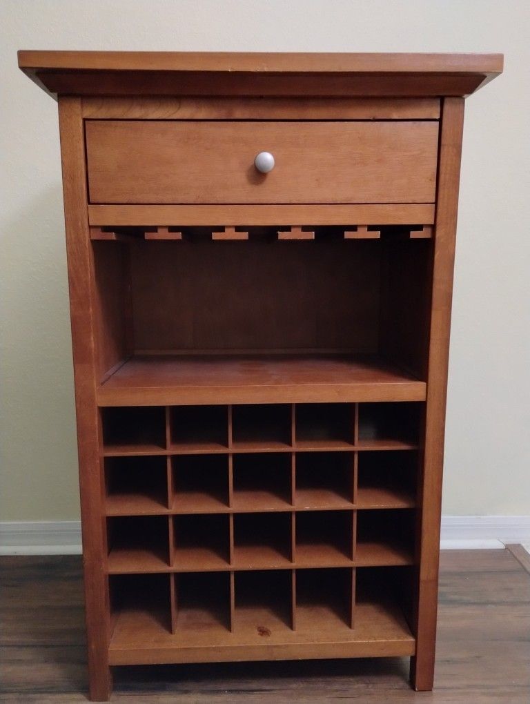 Antique Wooden Wine Rack