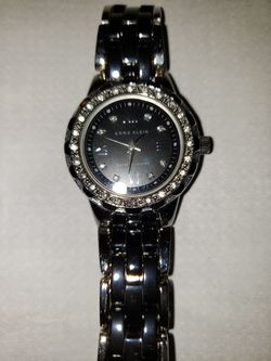 Anne Klein two tone watch silver/diamond watch