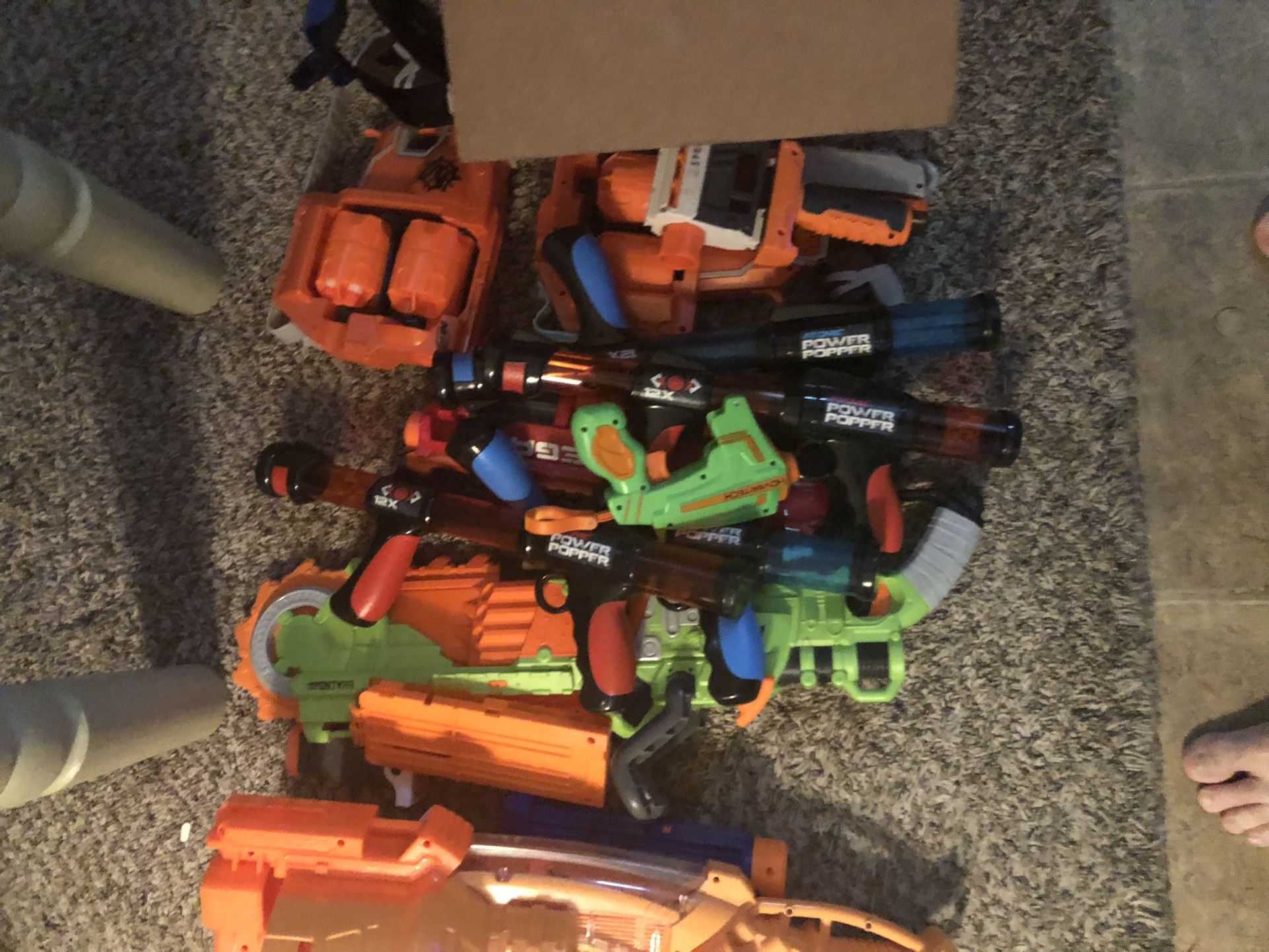 Lot Of Nerf Guns