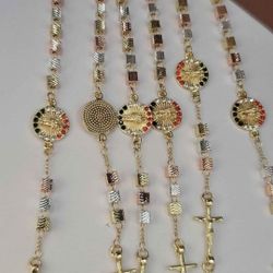 Saint Jude Beautiful Rosary Bracelet 