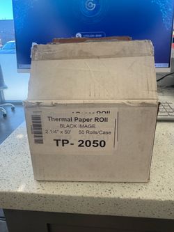 Thermal Paper Rolls 2 1/4 x 50’