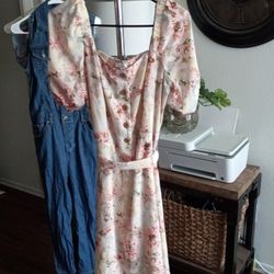 Floral Dress Size L