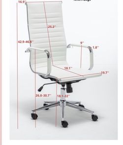 Faux leather swivel office chair Labor Day Sale