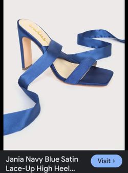 New Navy Blue High Heals