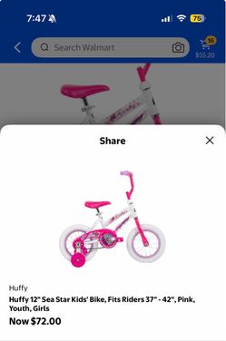 Little girls bike