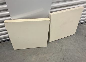 2 Ikea Cream Coloured Side/End Tables