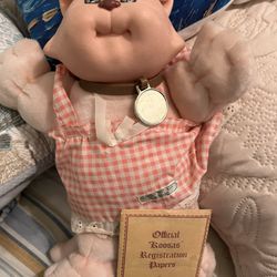 Vintage 1985 cabbage Patch Kooses Cat 