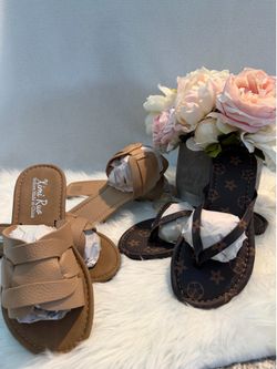 New sandals for $15 each (Coleman & Cheyenne)