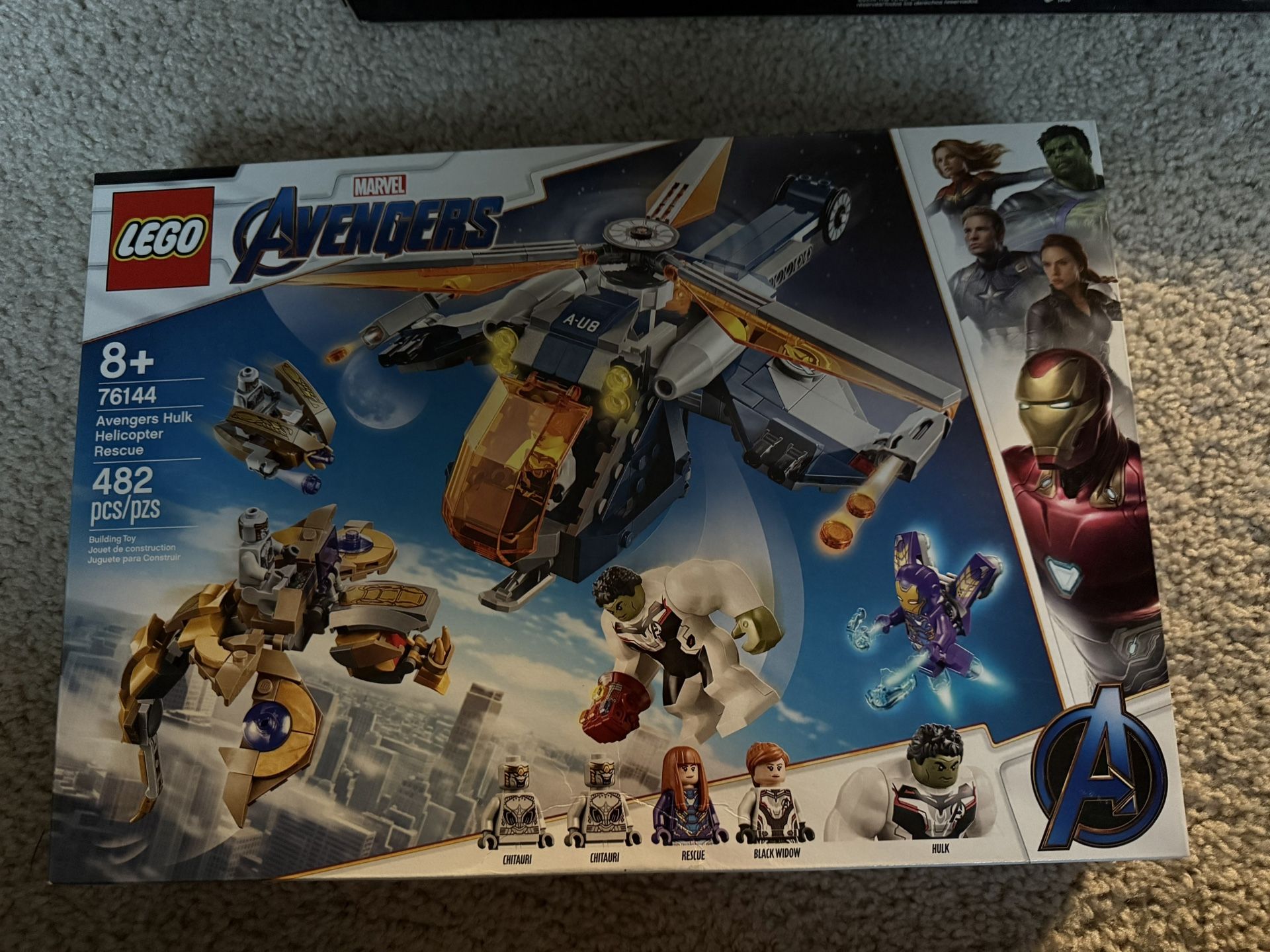 Lego Marvel avengers 76144 avengers Hulk helicopter rescue