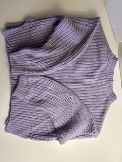 Lavender Chunky Knit Sweater