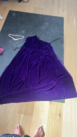 Velvet purple cape