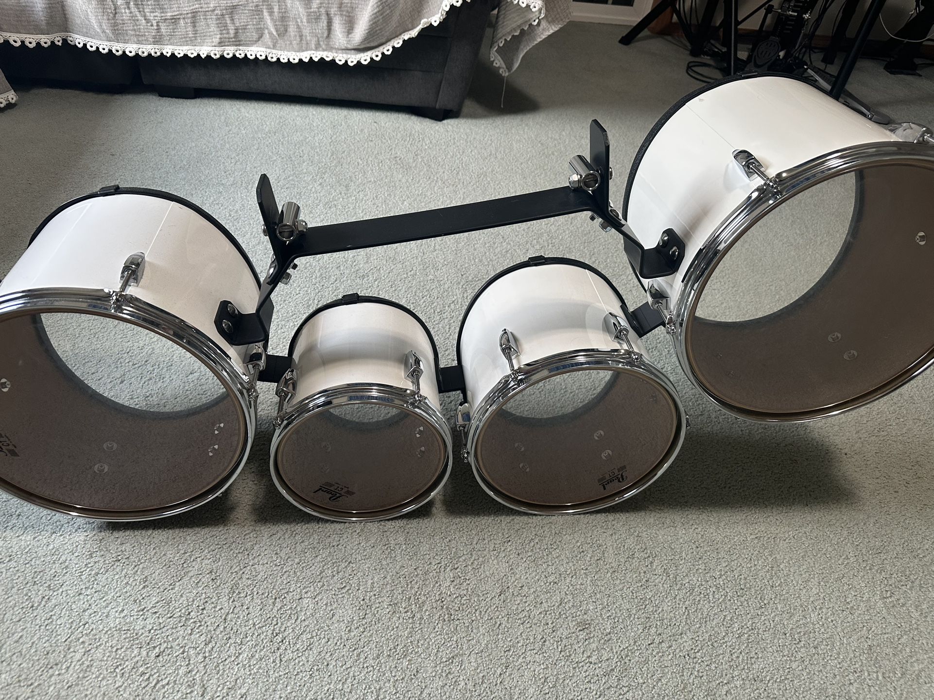 Pearl Competitor Marching Drum with Carrier