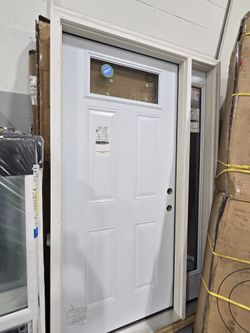Brand New Exterior Door With Sidelite