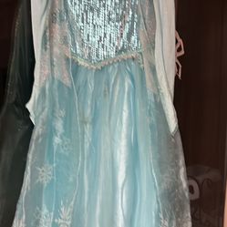 Disney Elsa Dress Size 9/10 Girls