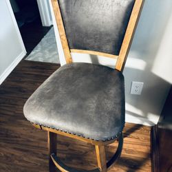 Three. Barstools.