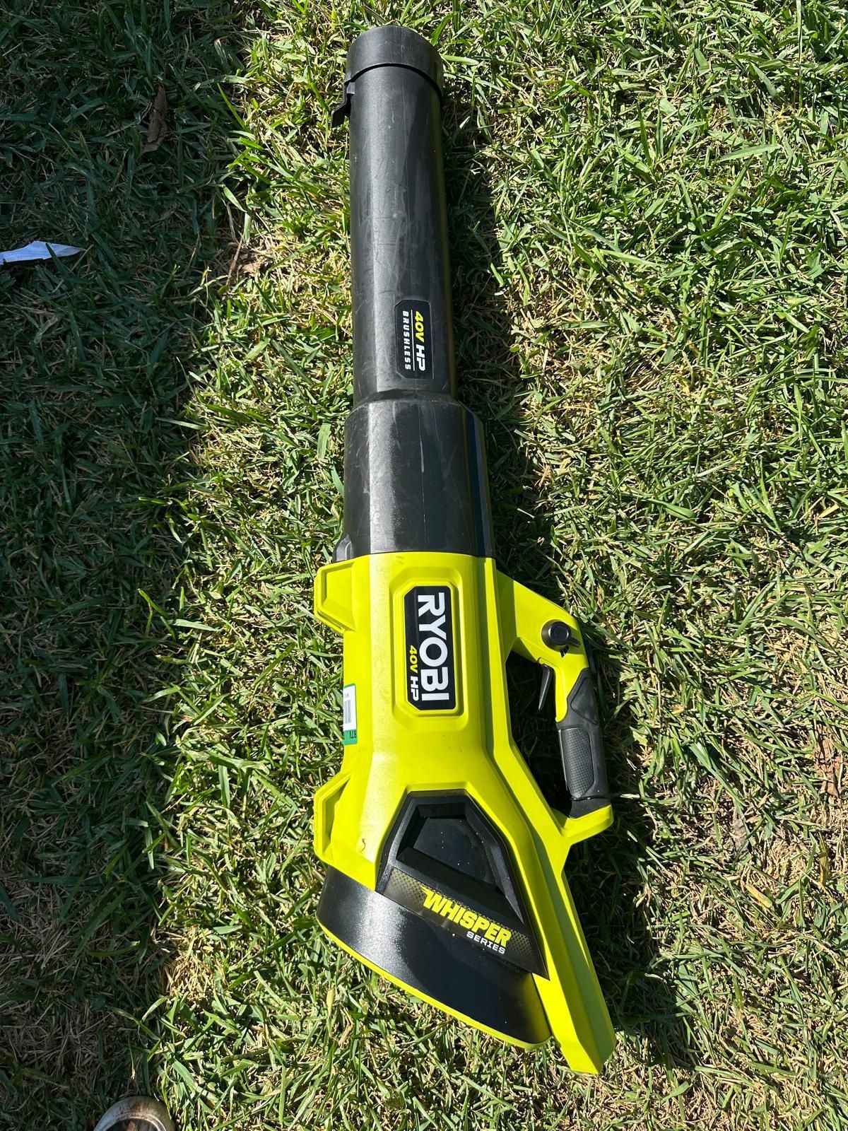 RYOBI 40V HP Brushless Whisper Series 160 MPH 650 CFM Cordless Battery Leaf Blower (Tool Only)