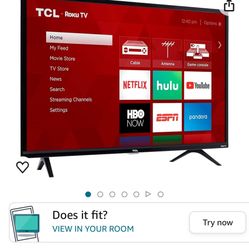 TCL 40 Inch Smart 1080p LED Roku TV