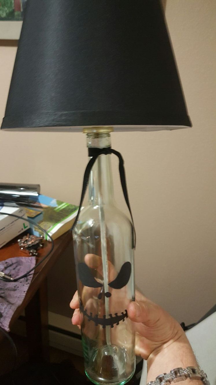 Brand new hand painted jack lamp